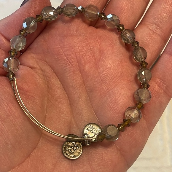 Alex and Ani 2 toned sparkle bracelet - Picture 2 of 3